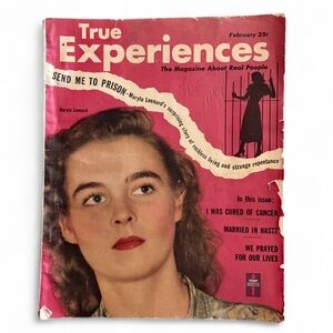 February 1950 True Experiences Vintage Magazine